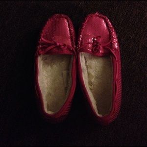 Pink sequin Mocs