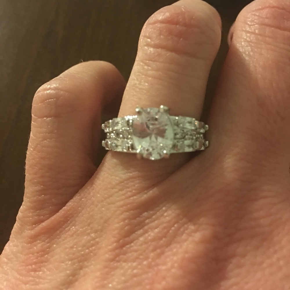 White Topaz Ring