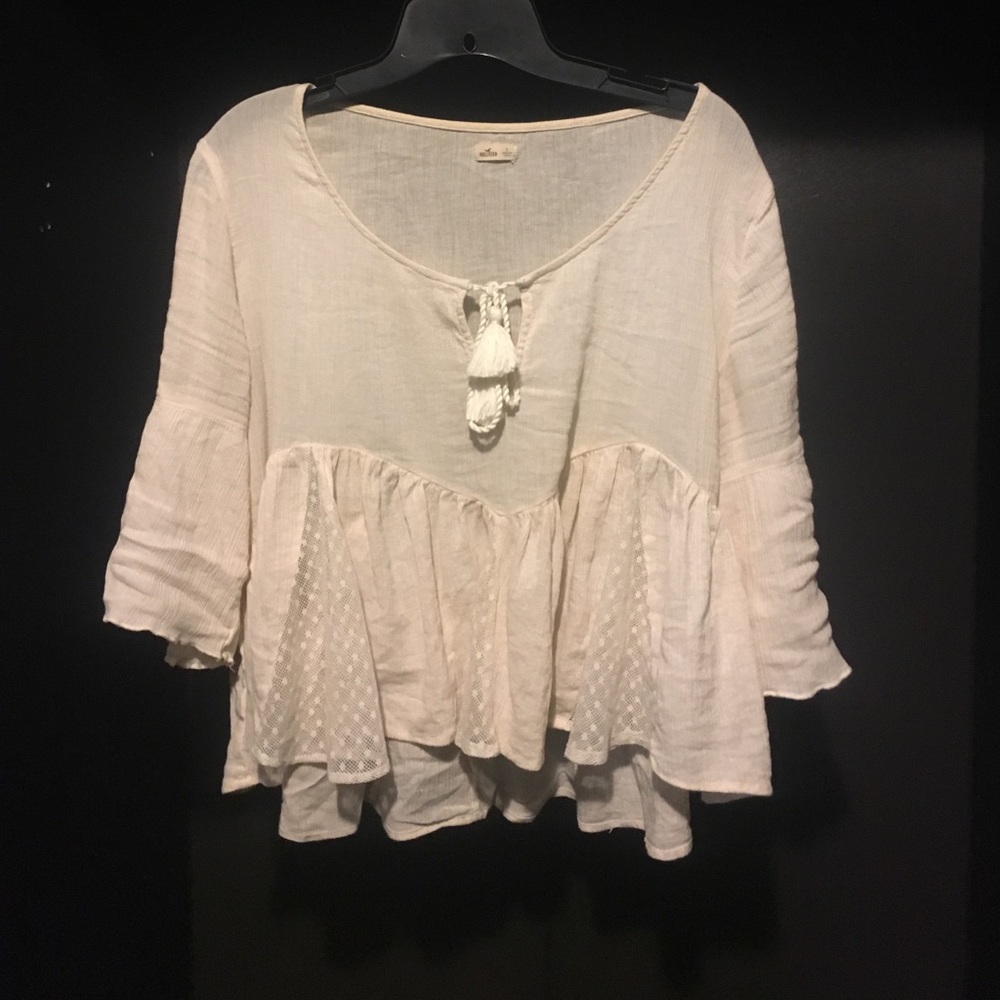 Flare crop top