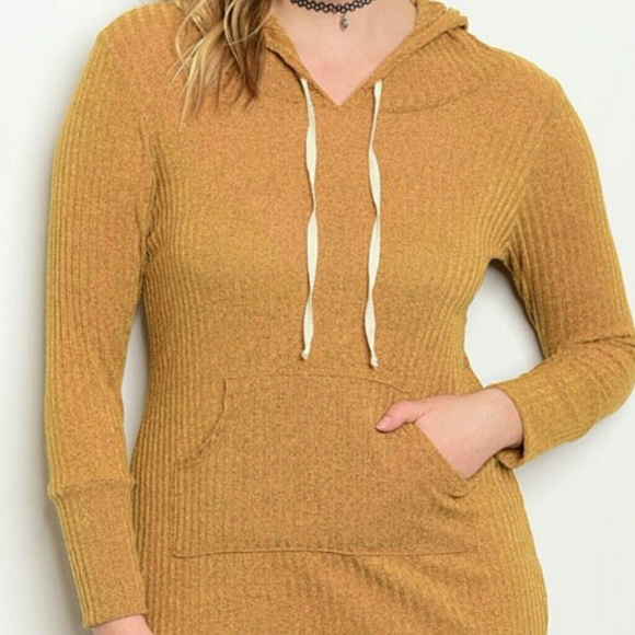 LAST ONE! PLUS mustard hoodie mini - Picture 3 of 5