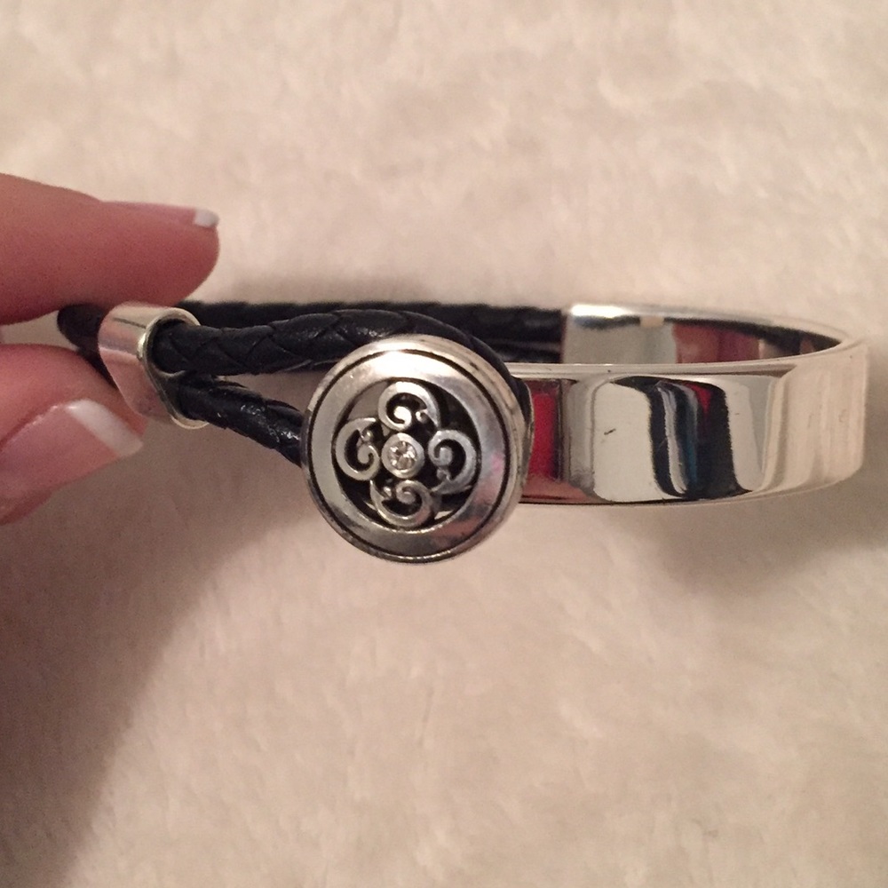 Black & Silver Loop Bracelet