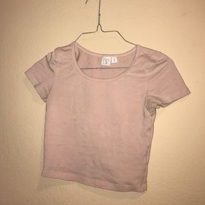 Light pink crop top from Nordstroms