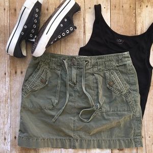 J.Crew Broken-In Classic Twill Chino Skirt