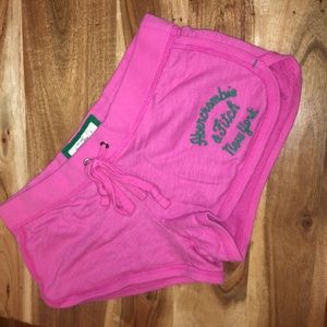 Abercrombie & Fitch pink shorts