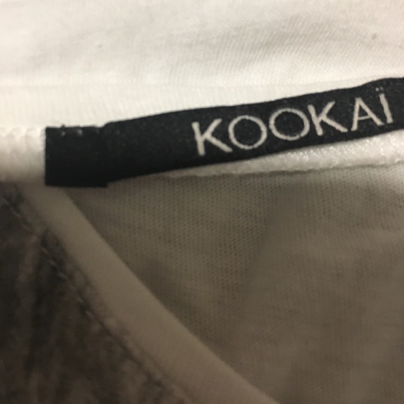 Joli Top En Dentelle KOOKAI — Taille 34 — Coton Marron — Neuf Avec étiquette