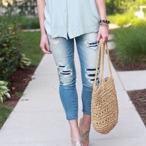 Woven Straw Bag