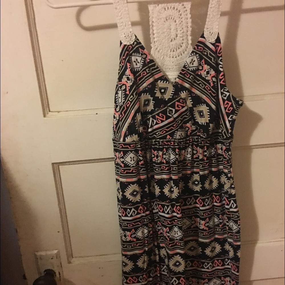 Crotchet back sun dresses