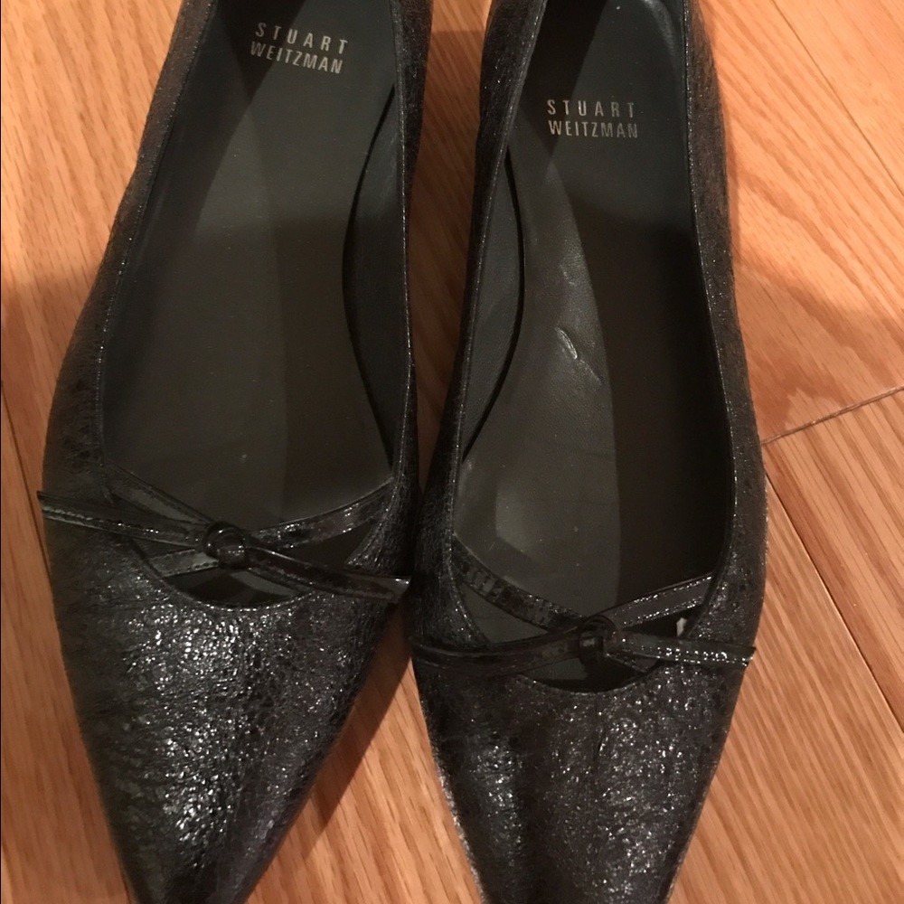 Black Stuart Weitzman flats