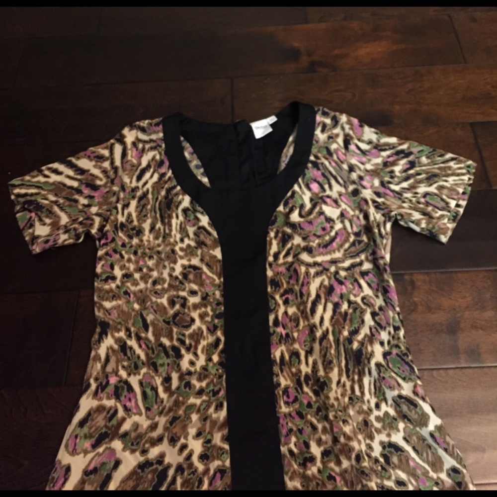 OXMO Colorful Print Dress - Picture 6 of 6