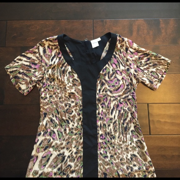 OXMO Colorful Print Dress - Picture 4 of 6