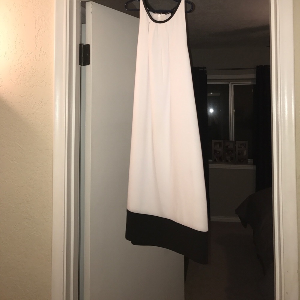 👗Black and white cocktail dress