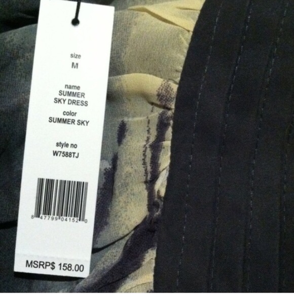 NEW - W118 by Walter Baker Summer Sky Halter Dress - Picture 3 of 3