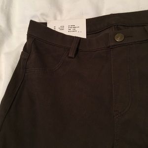 Dark brown legging pants (jeggings)
