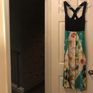 Anthropologie cross back spring/summer dress