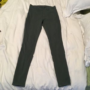Olive green skinny jeans