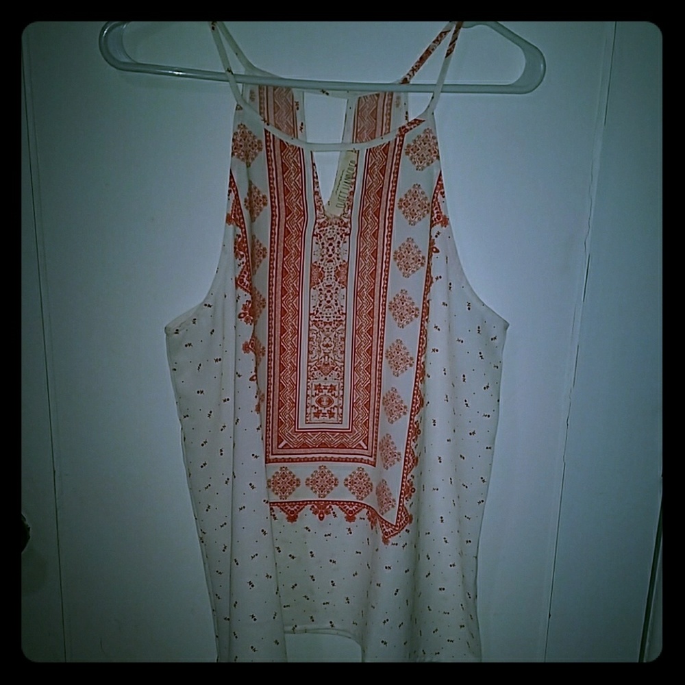 Racer back shirt