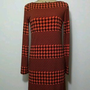 Michael Kors Houndstooth Shift Dress
