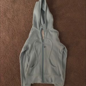 Light blue lululemon athletica hoodie