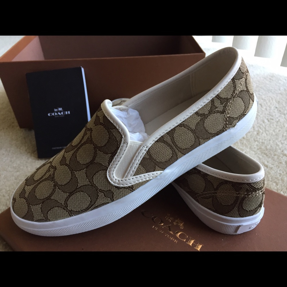 Coach Slip-on Logo Sneakers
