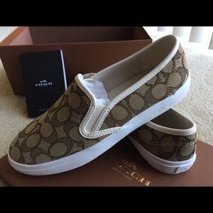 Coach Slip-on Logo Sneakers