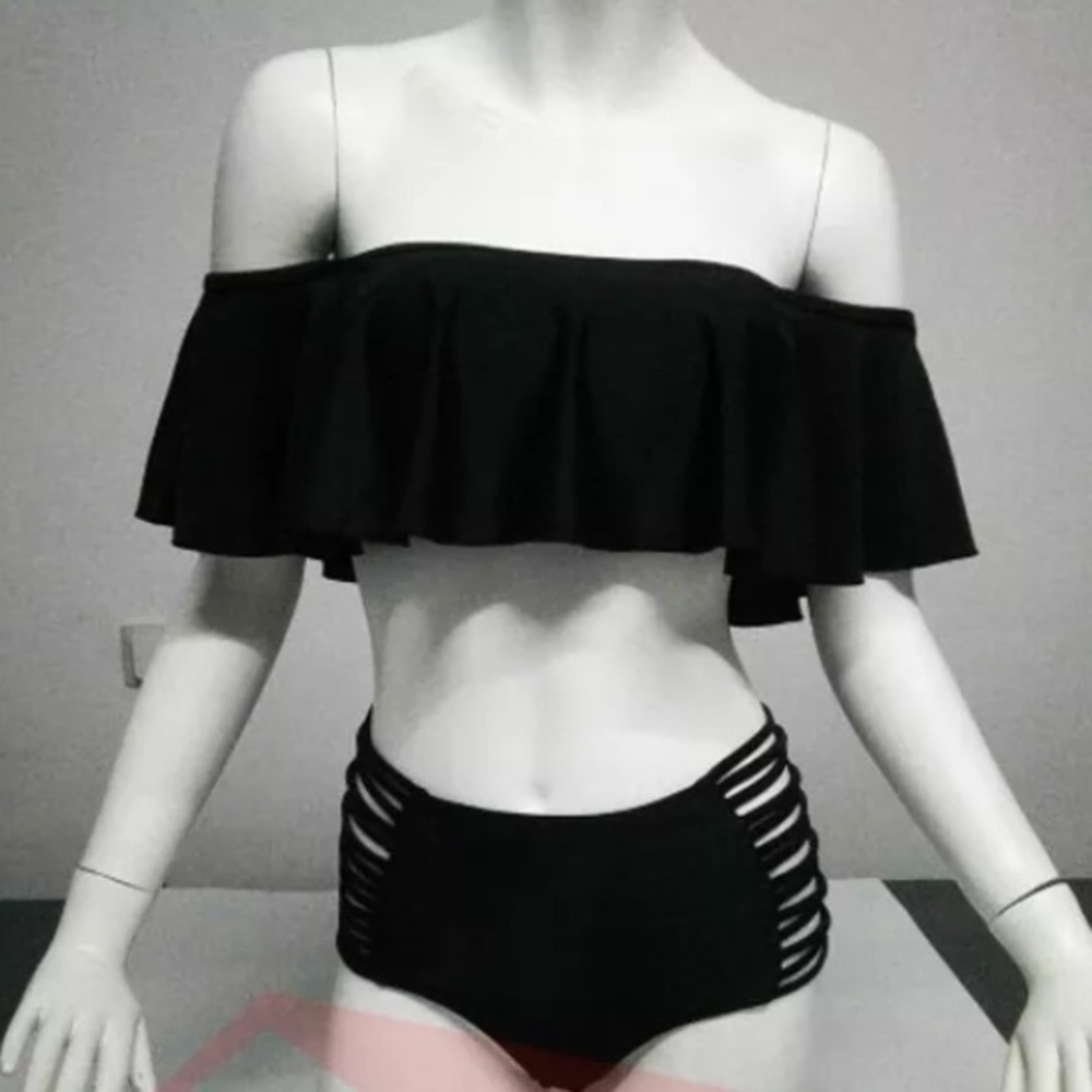 Sexy off the shoulder 2 piece - Picture 2 of 5
