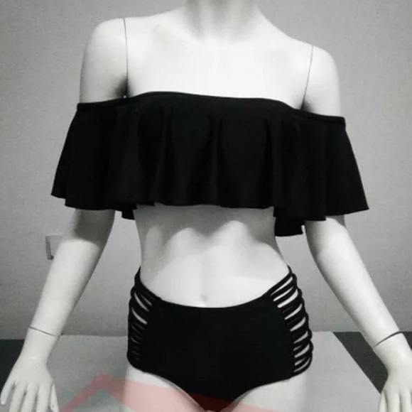 Sexy off the shoulder 2 piece - Picture 2 of 5