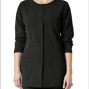 NEW wonderwink black scrub jacket