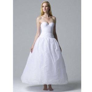 Davids Bridal Wedding Dress ball Gown Slip