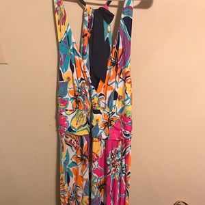 Lilly Pulitzer Bessame Mucho print Maxi
