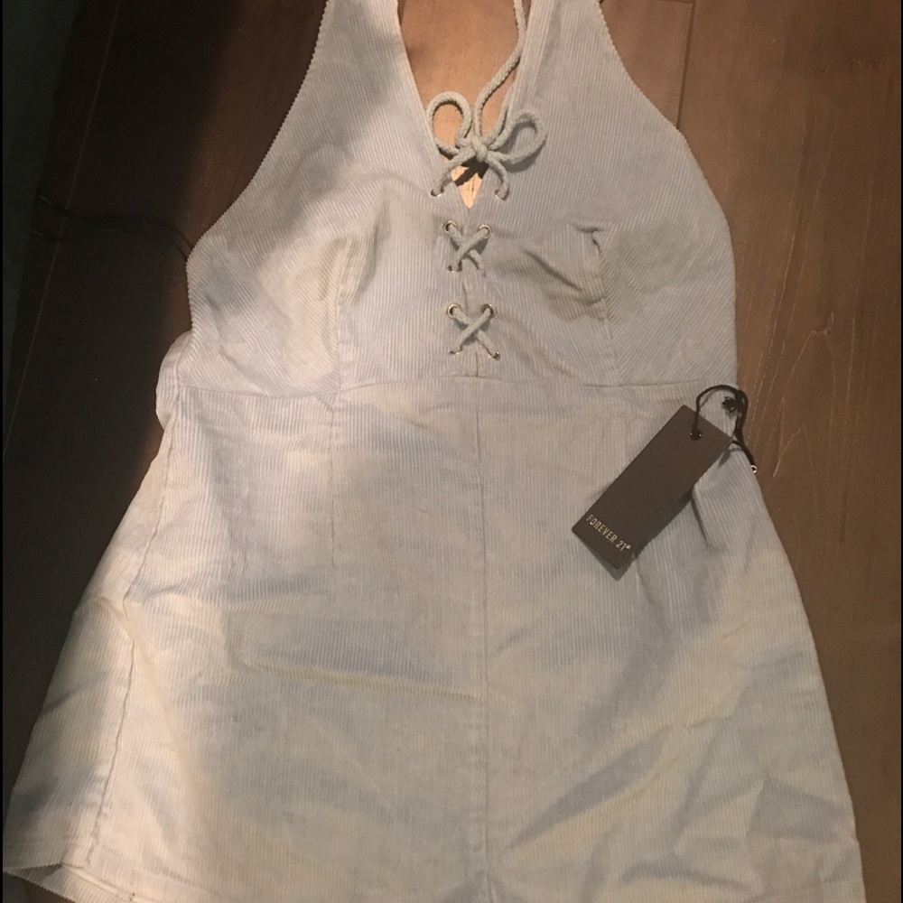 Halter Romper baby blue