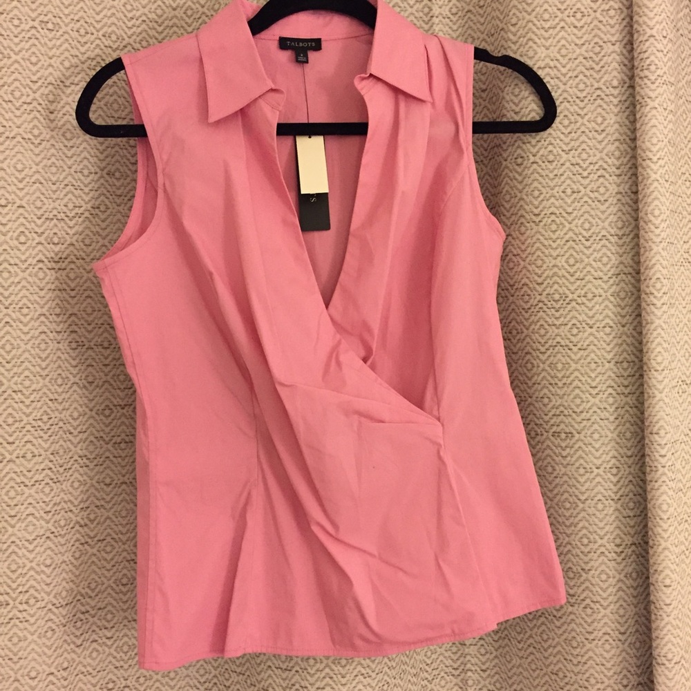 Talbots Pink Sleeveless Shirt