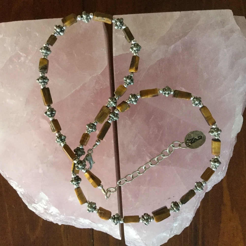 Tiger's Eye Zad Necklace - Picture 1 of 4