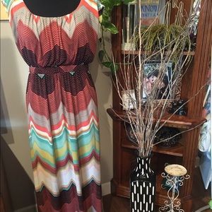 Colorful Chevron Maxi