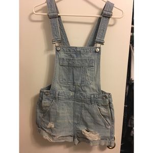 Denim overalls