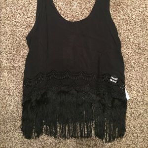 Fringe crop top!