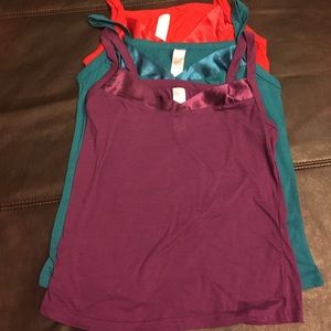 3 thin strap tank tops