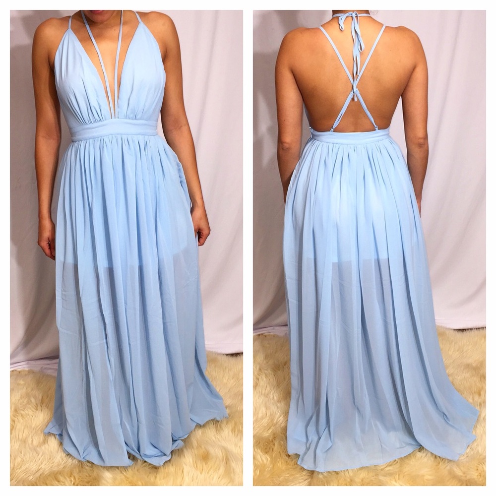 Dusty rose or lilac Cinderella Maxi Dress new
