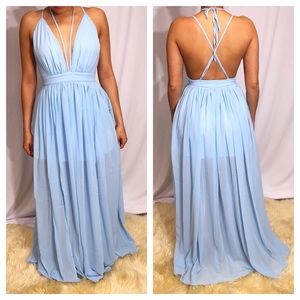 Dusty rose or lilac Cinderella Maxi Dress new