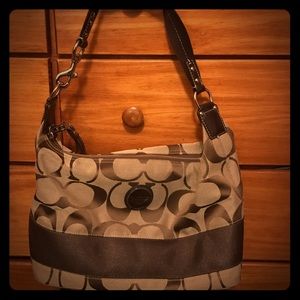 Coach signature purse