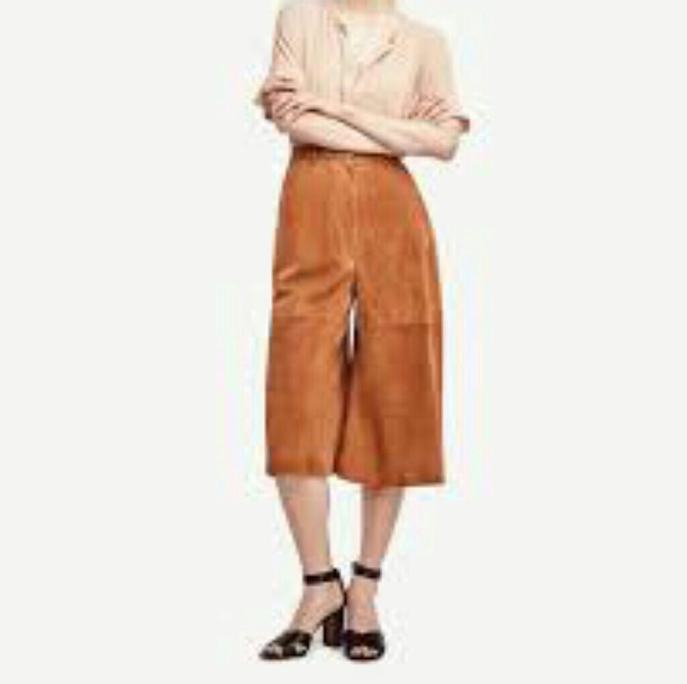 Ann Taylor Suede Culottes- Spring 2016