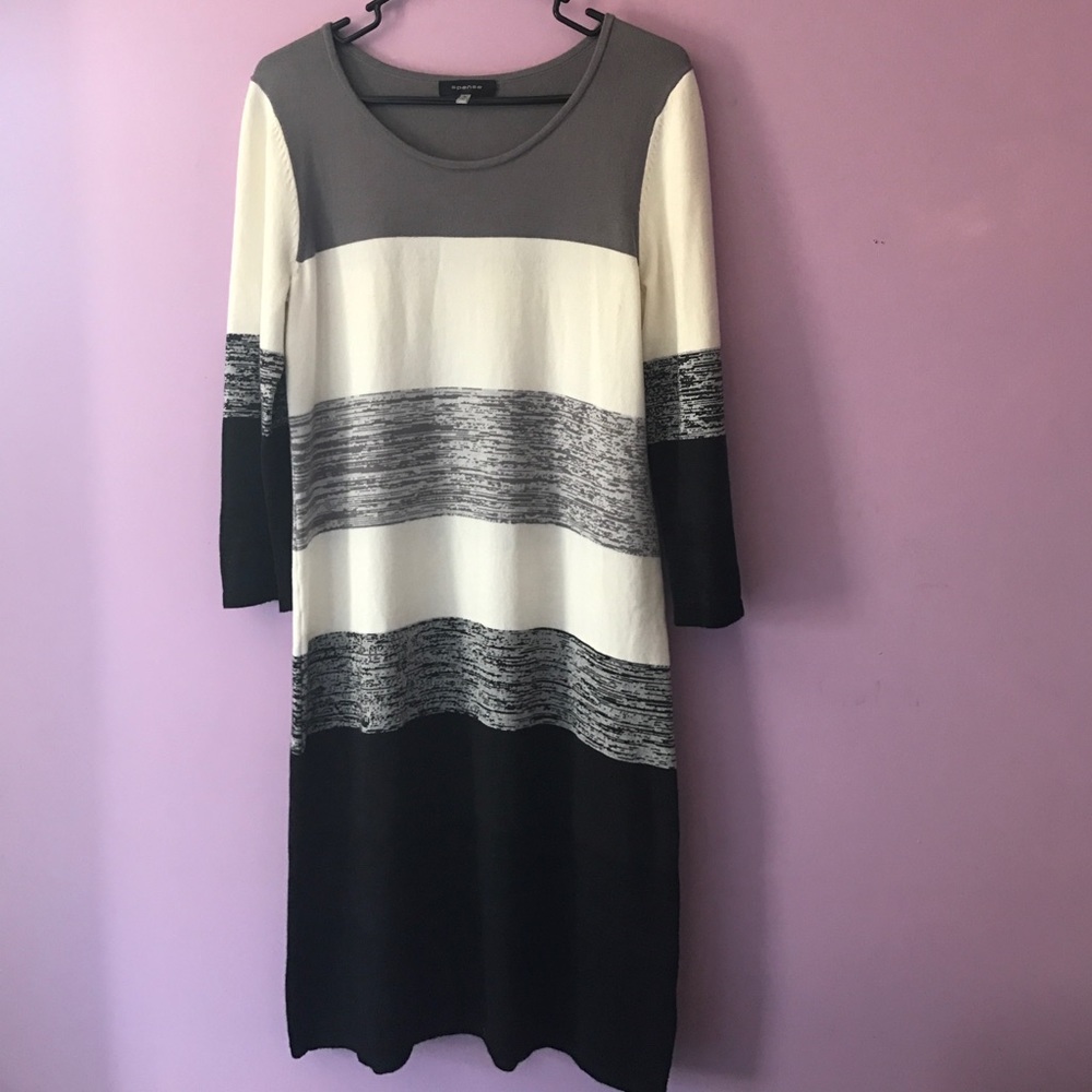 SPENSE striped sweater dress