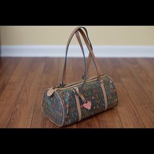 Dooney & Bourke signature black/multicolor bag