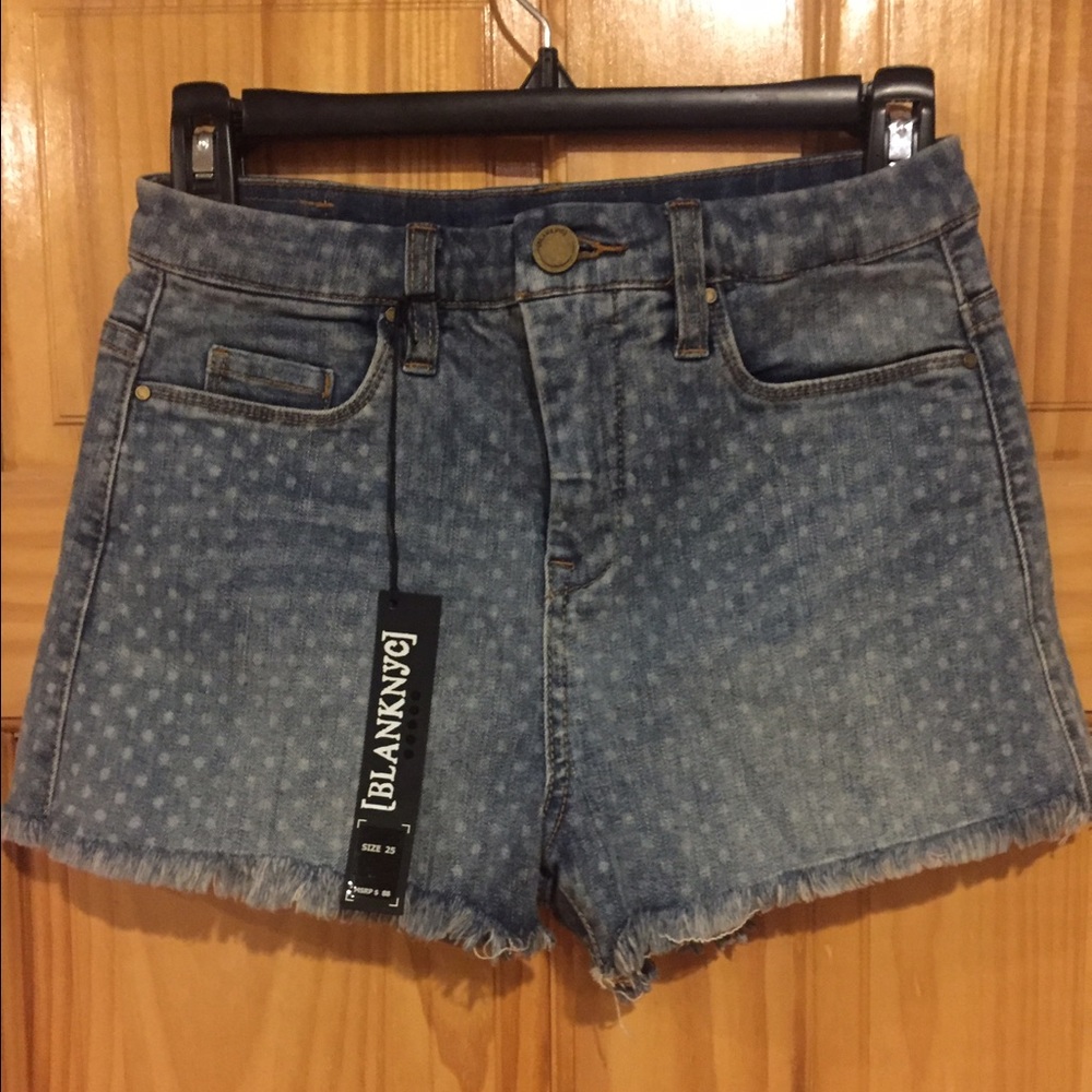 NWT Blank NYC High Rise Shorts