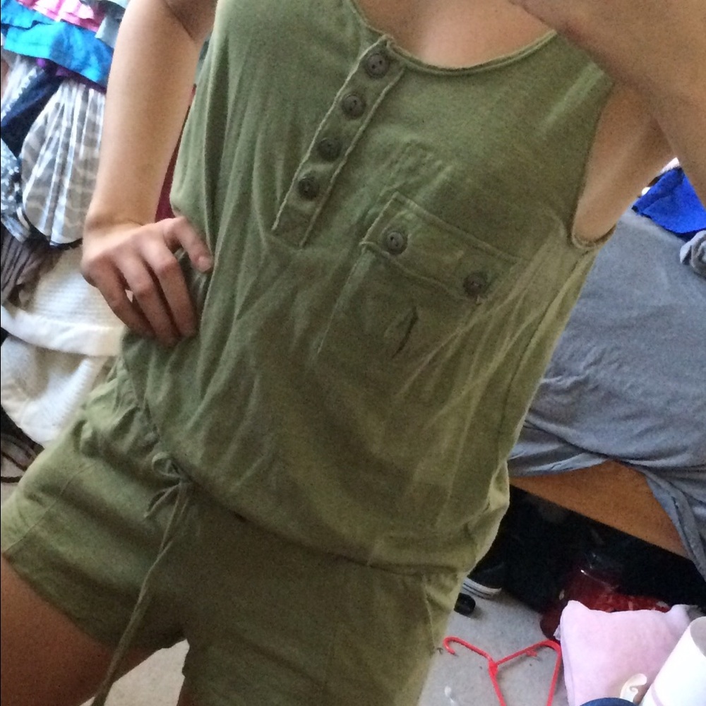 Green Billabong romper