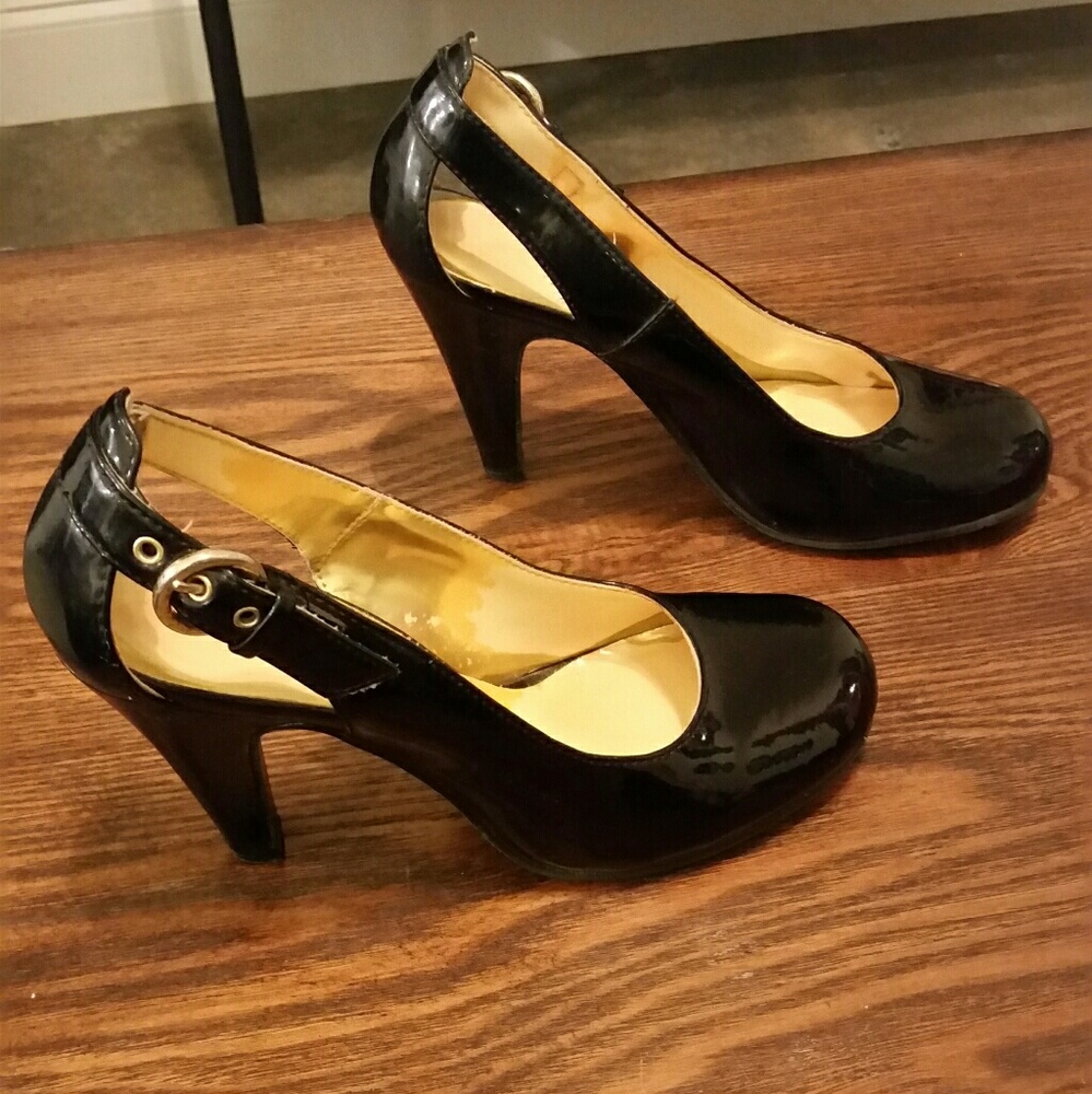 Black high heels