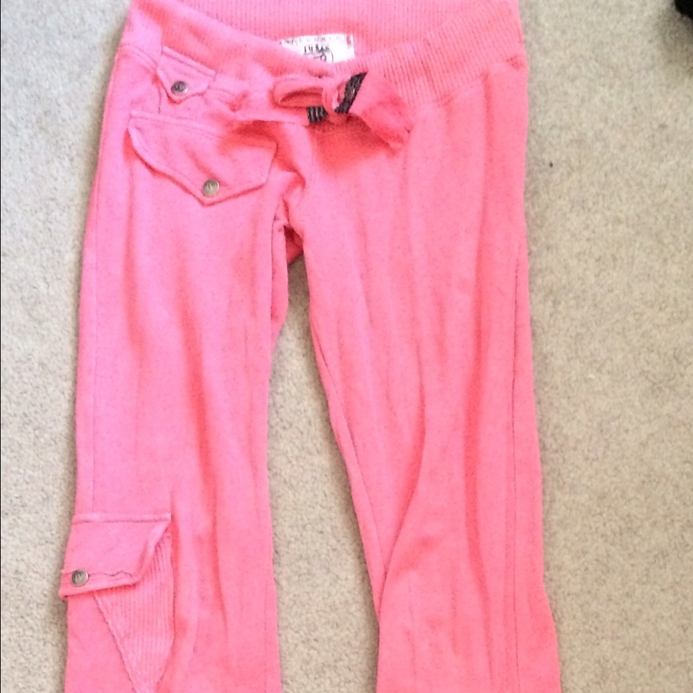 Pink comfy sweat pants