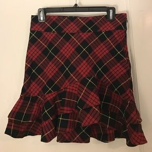 Plaid Ralph Lauren Ruffle Skirt!