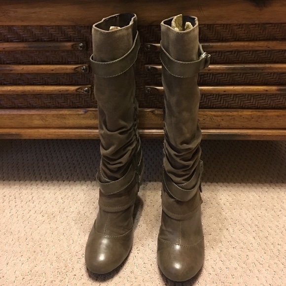 Fergalicious Shoes - Fergalicious by Fergie Taupe Boots