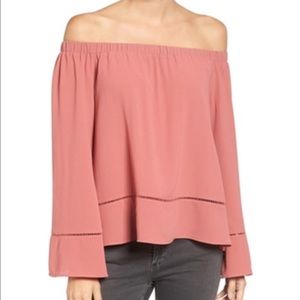NWOT BLACK off the shoulder top