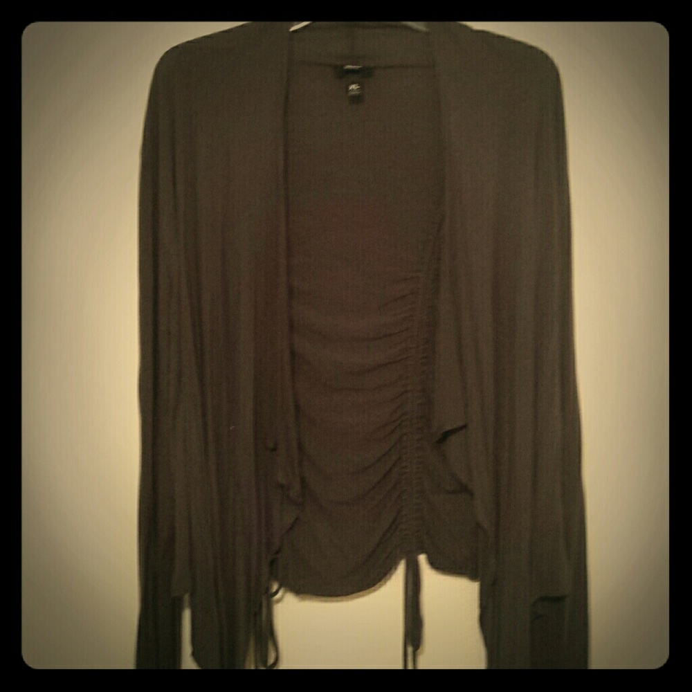 Olive rouched back Cardi